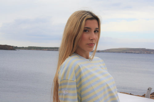 Baby Bluu Stripes Oversized