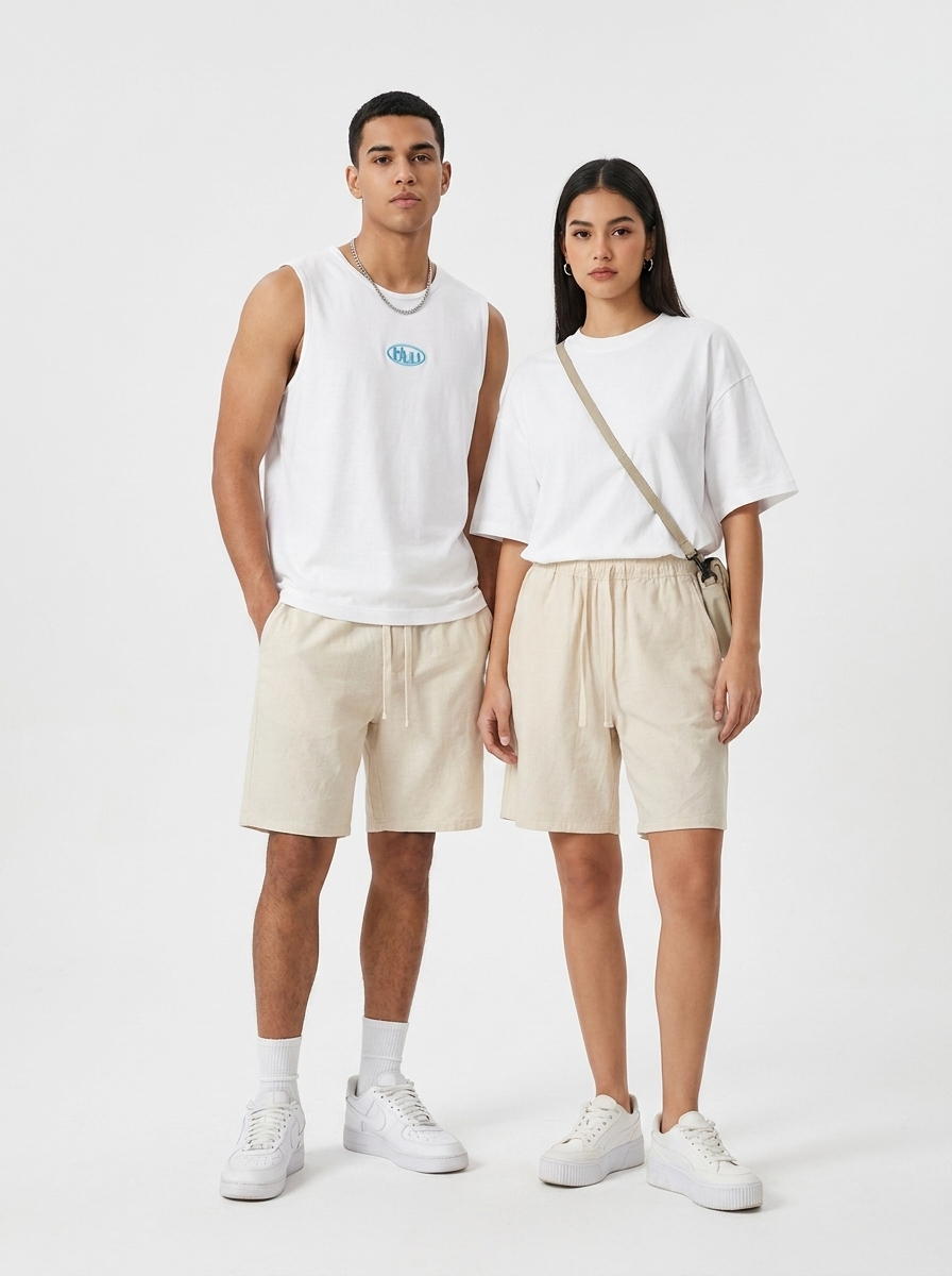 White Sleeveless Tee