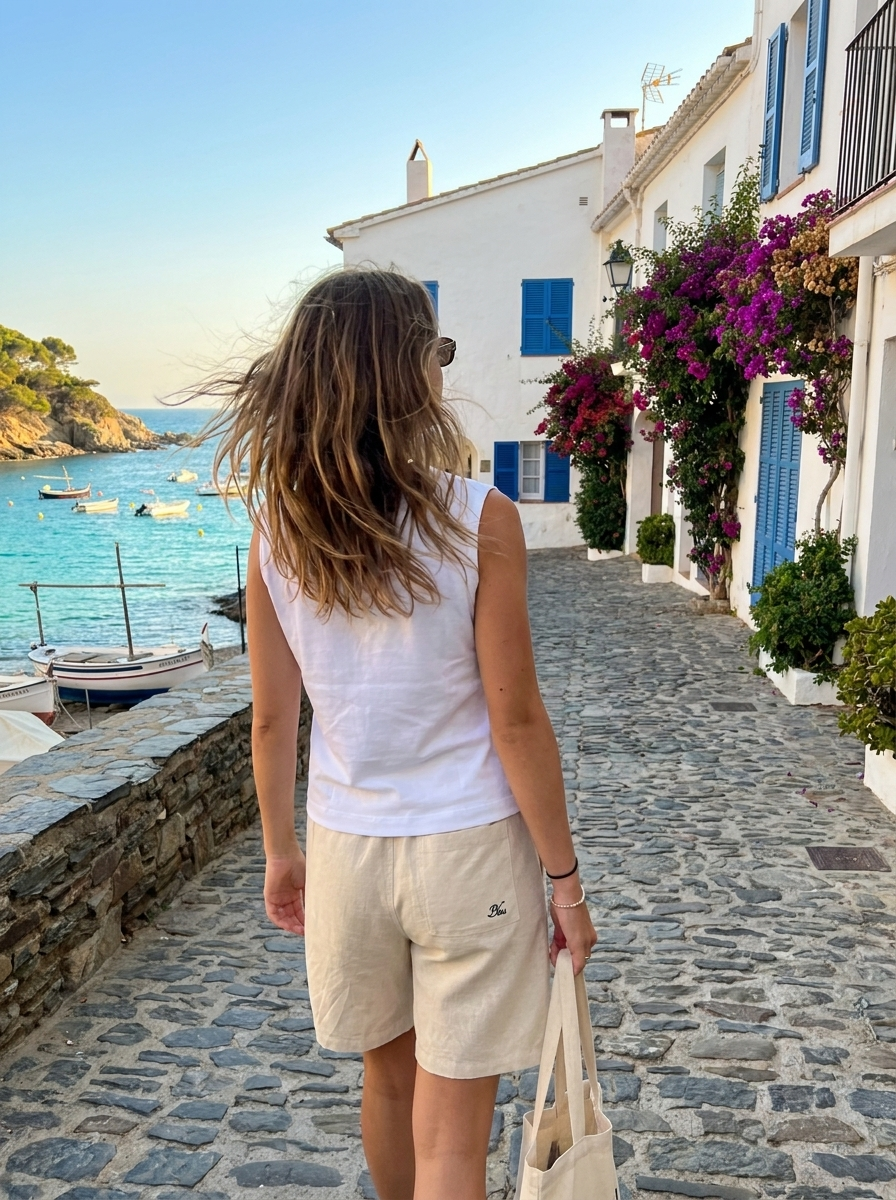 White Sleeveless Tee